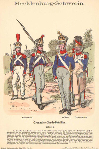 Grenadier de la Garde du Mecklenburg-Schwerin Uni_1811