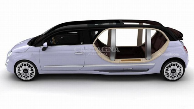 Nouvelle FIAT 500 limousine Castag10