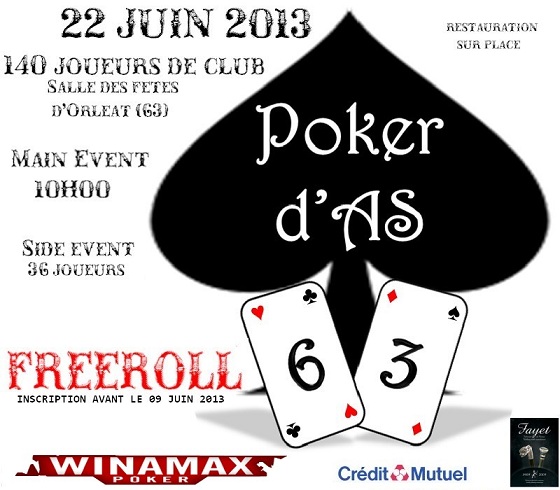 Poker d'As 63 : Main Event - 22 juin 2013 Affich10