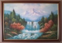 Landscape oil painting by W E Chapman? 134