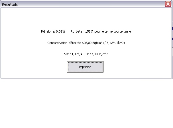 Calculer le rendement d'une sonde en fonction du radionucléide A_resu10