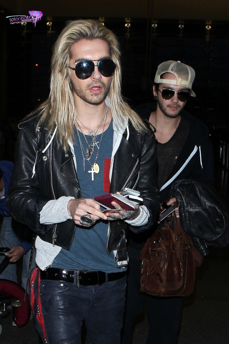 [26.04.2013] LAX | Bill & Tom Kaulitz  a embarcarem para a Alemanha Tumblr22