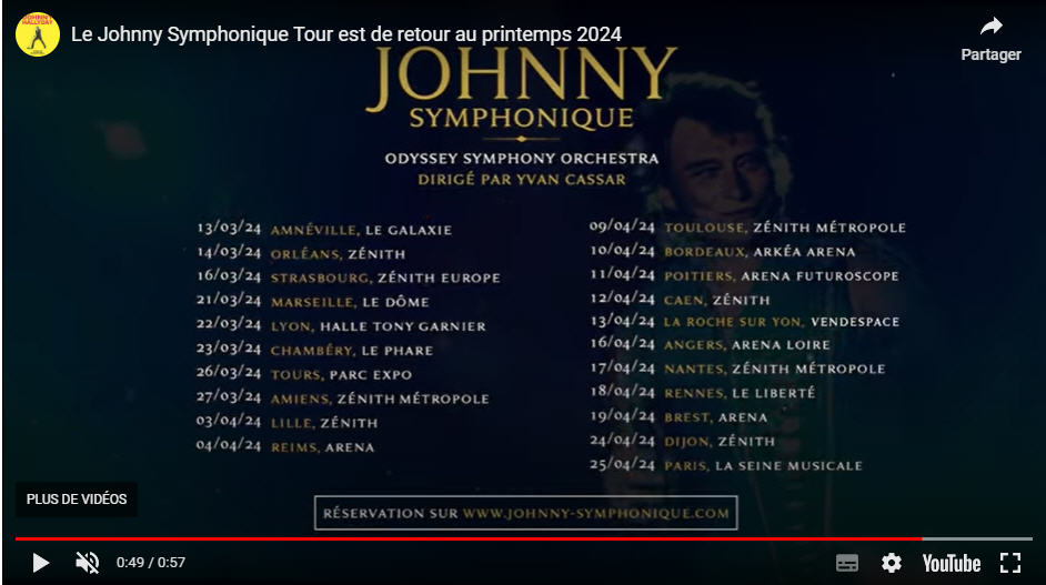 Johnny Symphonique Tour Jst20210