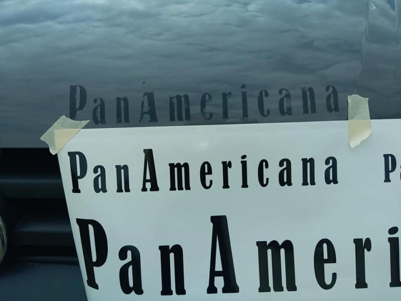 sticker ecriture panamericana 15721610
