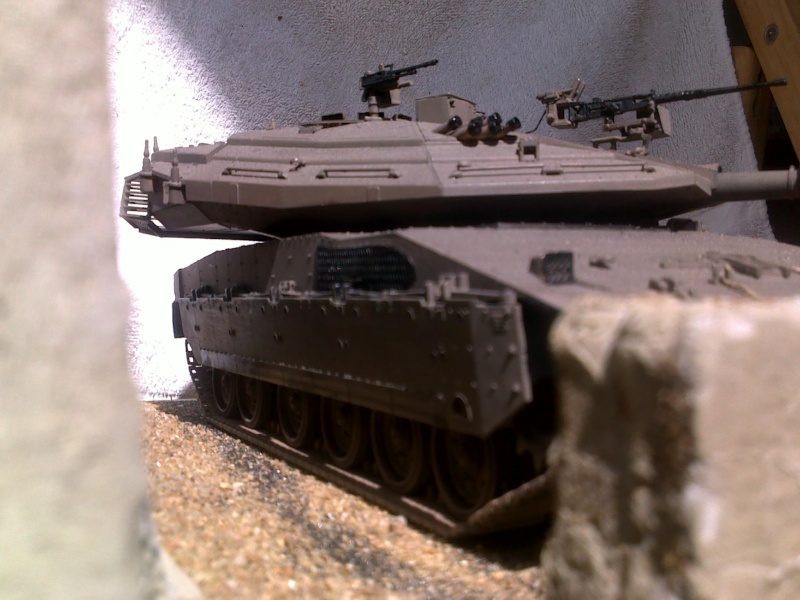 projet diorama merkava IV / M113 frontière cijordanienne 17052011