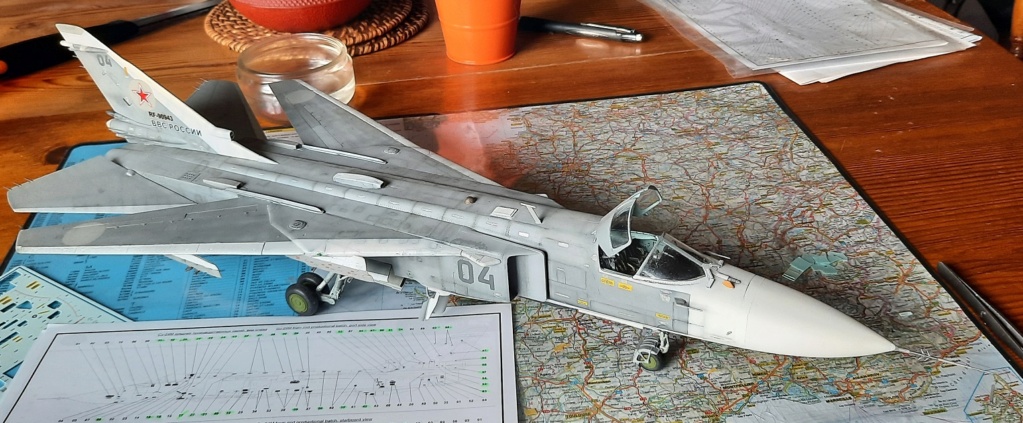 mes montages interminables... reprise de mon SU-24M Fencer  1/48 Tumpeter monté en 2015 20210427