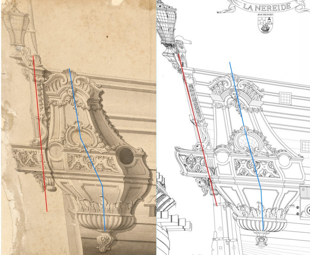 Frégate Néréide : Figure de proue et château arrière [rendu 3D] de Nihok - Page 2 Boutei12