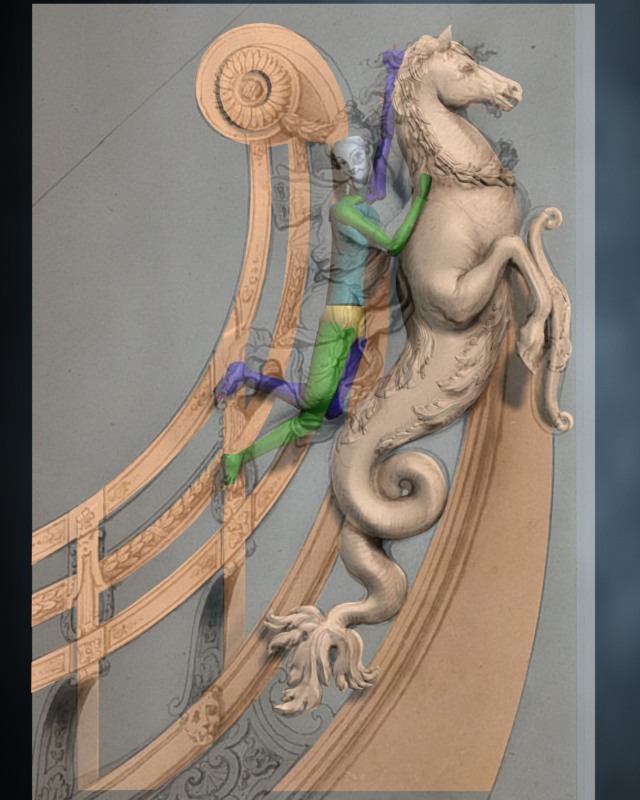 Soleil Royal : Figure de proue [création 3D] de Bernard Huc Vue0110