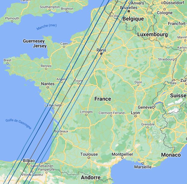 Mesurer l'occultation d'une étoile par l'astéroïde Eurybate  France10