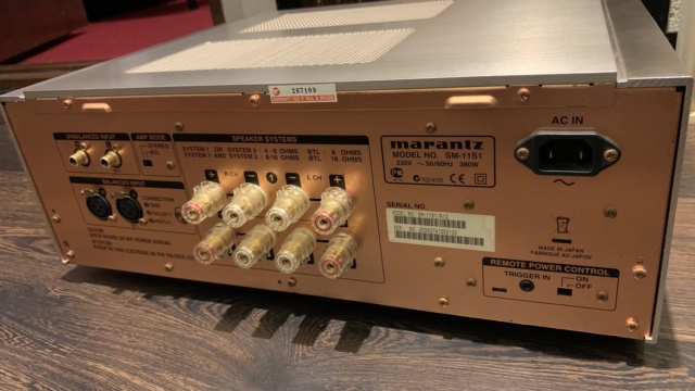 Marantz SC-11S1 Reference Preamp and Marantz SM-11S1 Reference Poweramp (Sold) 1410