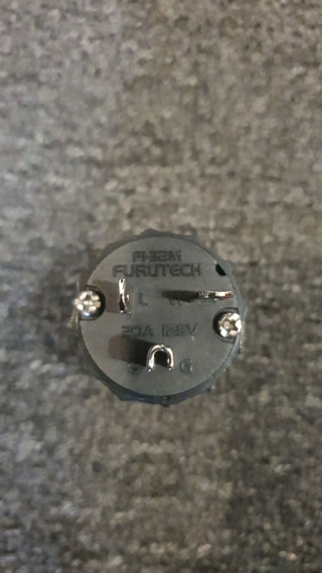 Furutech FI-32M(R) Rhodium plated US Power Connector (Used) 230