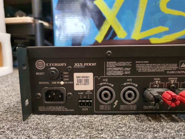 Crown XLS 2002 Stereo Power Amplifier (Used) 336