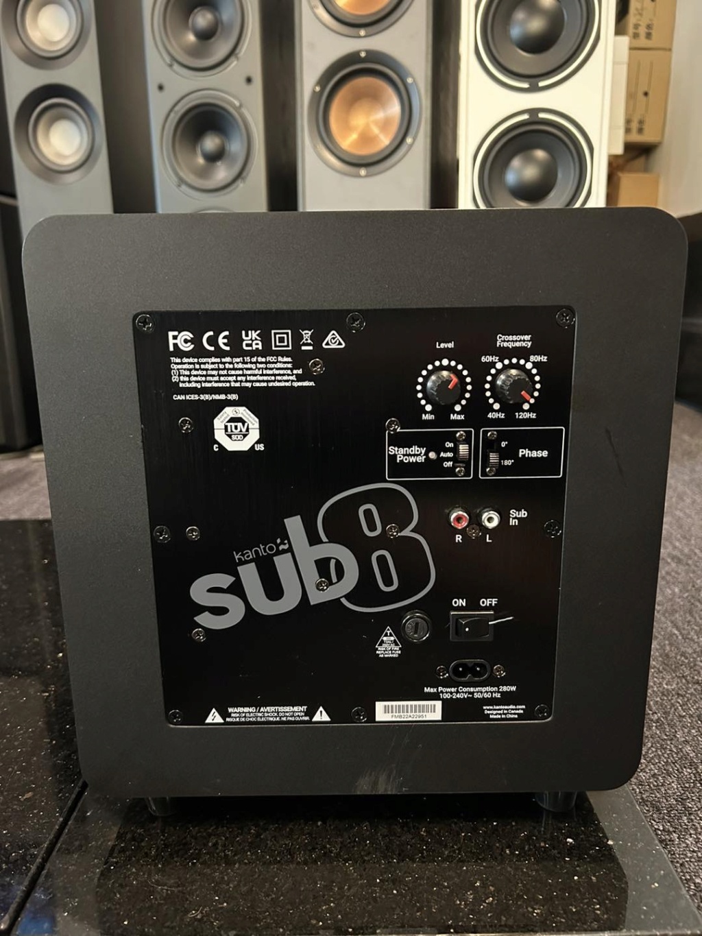 Kanto SUB8 Power Subwoofer (Used)(Warranty 3 Month) 5d986a10