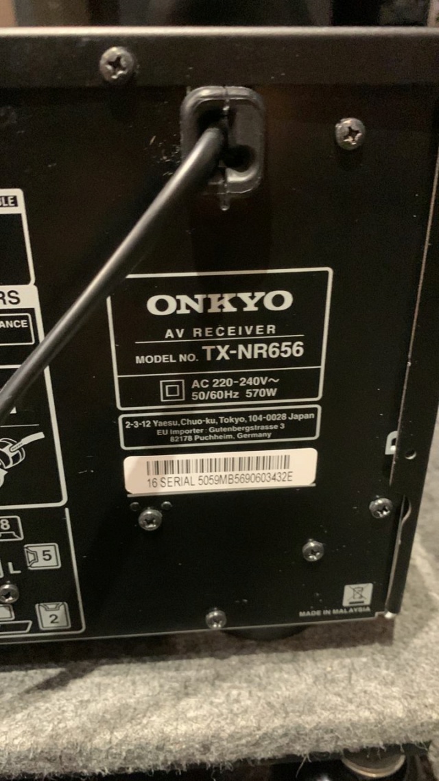 Onkyo TX-NR656 7.2-Channel Network A/V Receiver (Faulty Set)(SOLD) 912