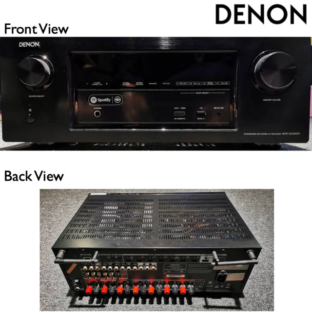 Denon AVR-X2300W 7.2ch Full 4K Ultra HD AV Receiver (Used) SOLD