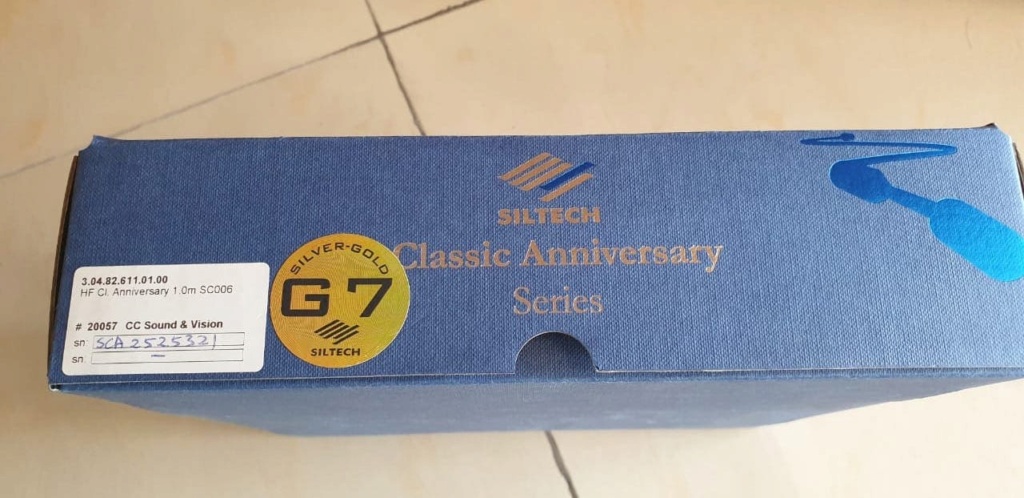Siltech Classic Anniversary G7 Coaxial Cable RCA – 1 Meter (SOLD) D3cdb810