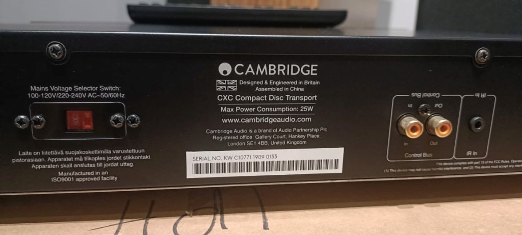 Cambridge Audio CXC CD Player -Black (Used) Img-2011