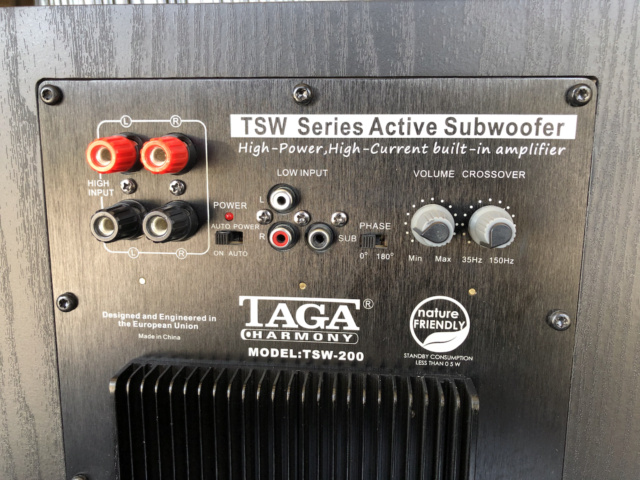 Taga Harmony TSW-200 12" inch Active Subwoofer (Used) Img_0015