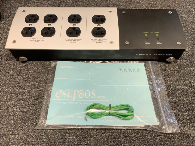 Furutech e-TP80S NCF AC Power Distributor (Used) Img_0214