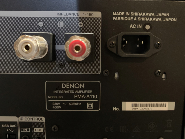 Denon PMA-A110 Integrated Limited Edition Amplifier (Used) Img_0713