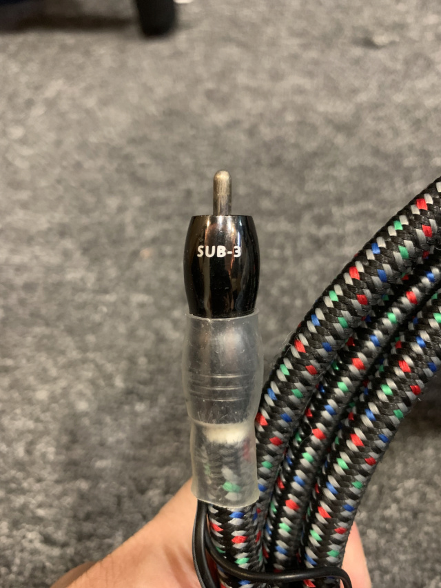 AudioQuest SUB-3 Subwoofer Cable 4m RCA to RCA (Used) Img_0910