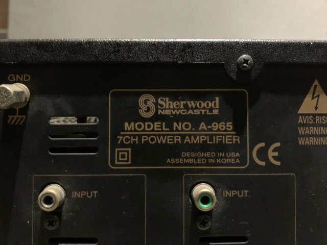 Sherwood A-965 7-Channel Power Amplifier (Used) Img_2016