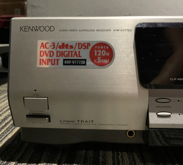 Kenwood KRF-V7772D Audio Video Surround Receiver (Sold) Img_2018