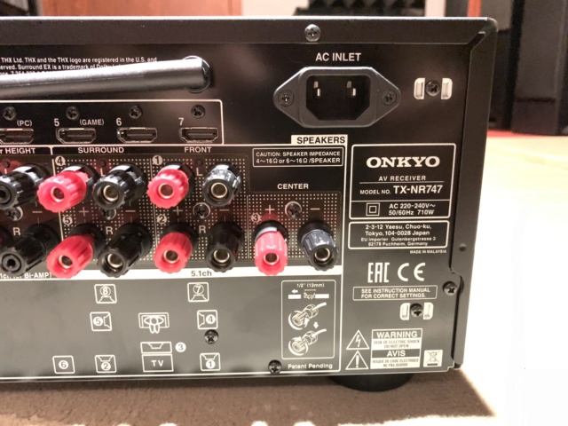 ONKYO TX-NR747 7.2-Channel A/V (used) SOLD Img_2117