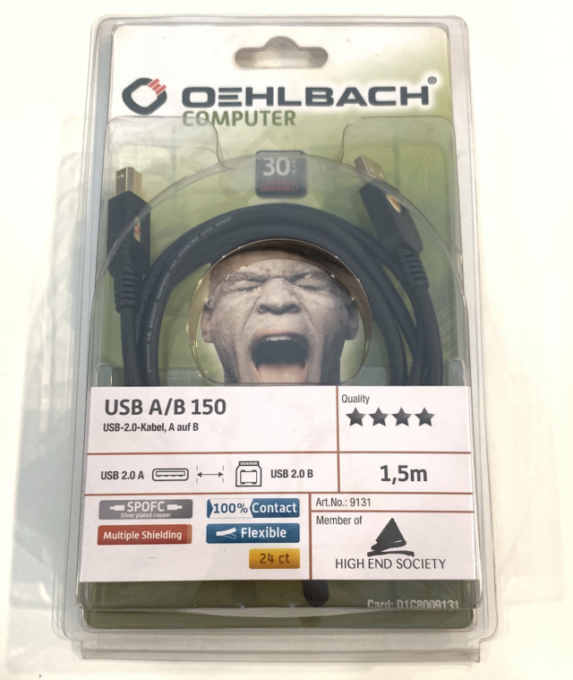 Oehlbach USB 2.0 cable type A to type B 1.5m (Sold) Img_4026