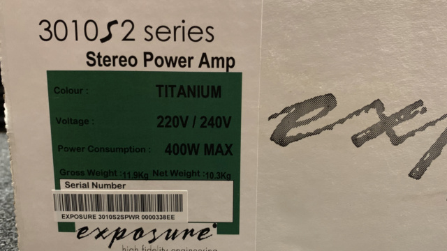 Exposure 3010S2 Power Amplifier (Sold) Img_4718