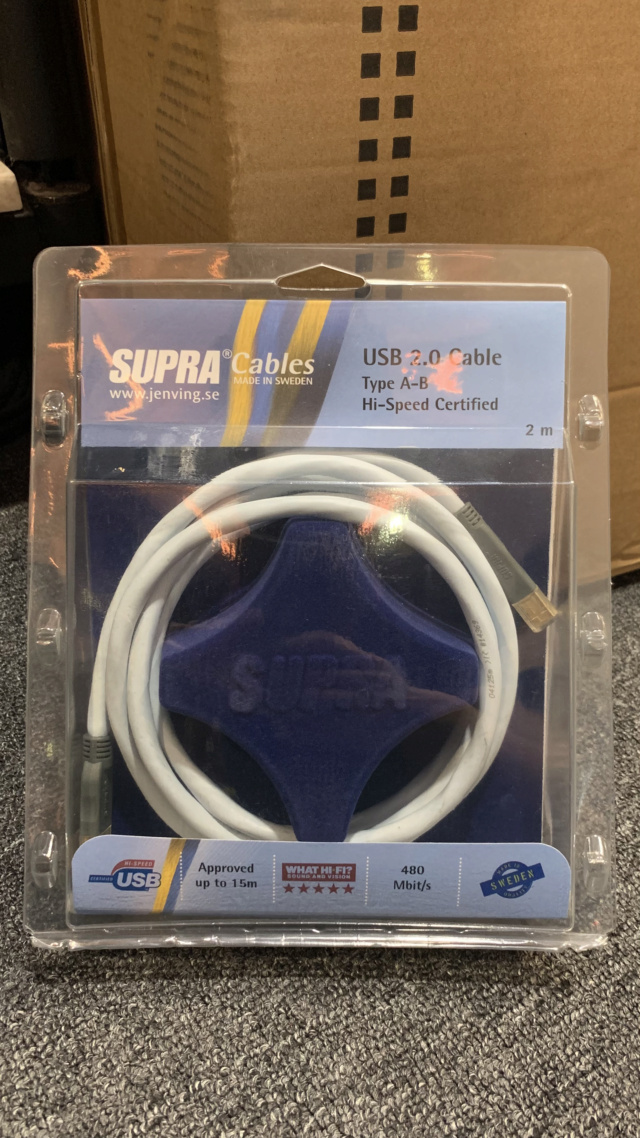Supra USB 2.0 Type A to Type B Cable 2m (Used) SOLD Img_4823
