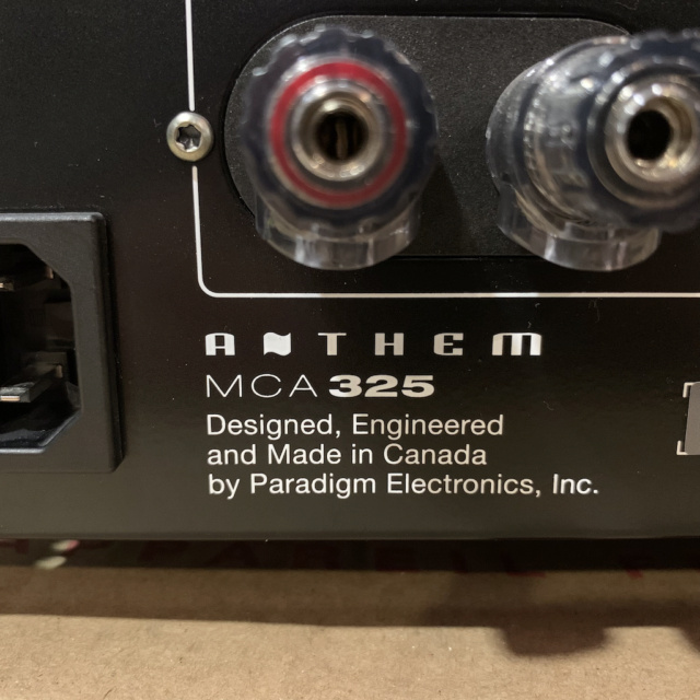 Anthem MCA325 3CH Power Amplifier (Used) Img_6015