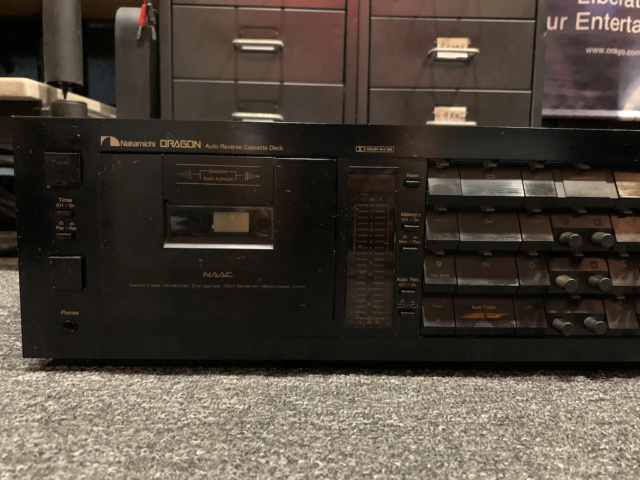 Nakamichi Dragon Cassette Deck Player Made in Japan (Sold) Img_7221