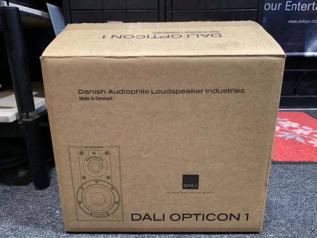 Dali Opticon 1 Bookshelf Speaker with Original Box (Made In Denmark) (SOLD) Img_7683