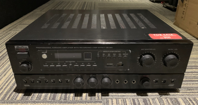 BePro OB-815 Karaoke Amplifier (Used) Img_7686