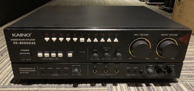 Kaino HS-8300 Karaoke Amplifier (Used) Img_7716