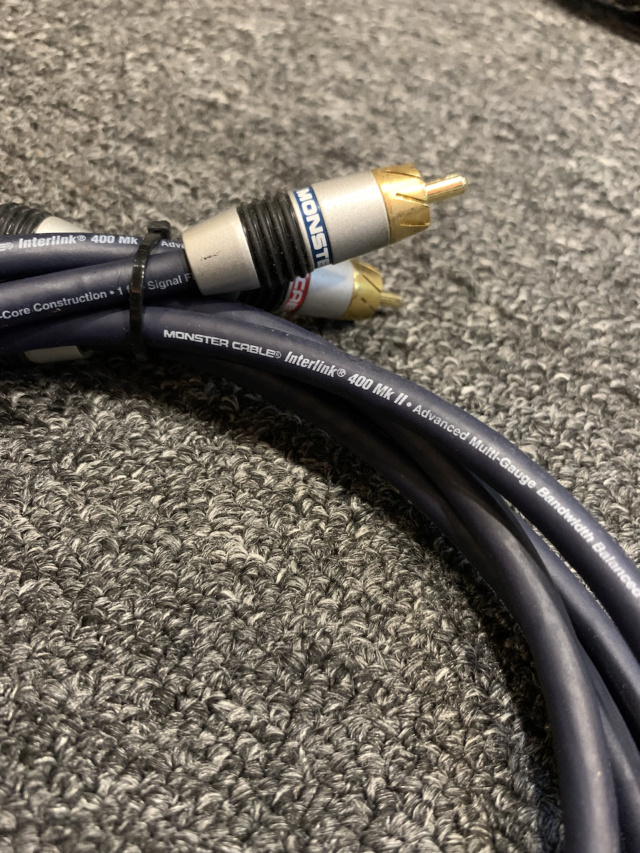 Monster Cable Interlink-400 MkII RCA Cable 1m (Used) Img_7913