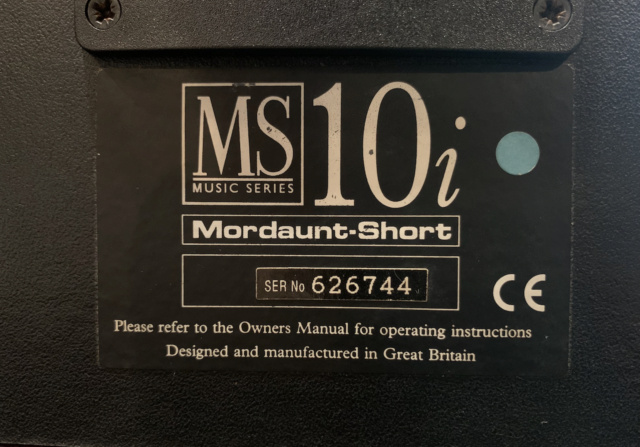 Mordaunt Short MS10i Bookshelf Speakers (SOLD) Img_8114