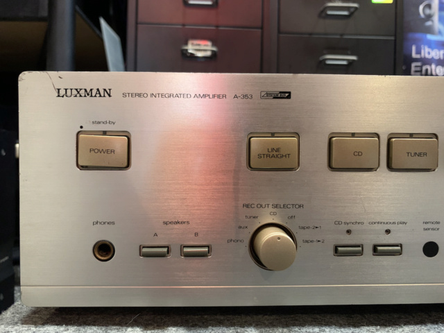 Luxman A-353 Integrated Stereo Amplifier (SOLD) Img_8210