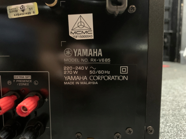 Yamaha RX-V685 7.2Ch Atmos Network AV Receiver (SOLD) Img_8845
