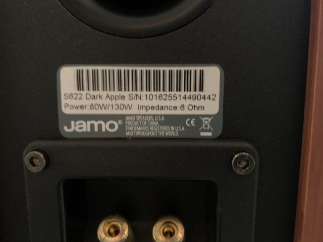 Jamo S622 Bookshelf Speaker (Used) Img_9019