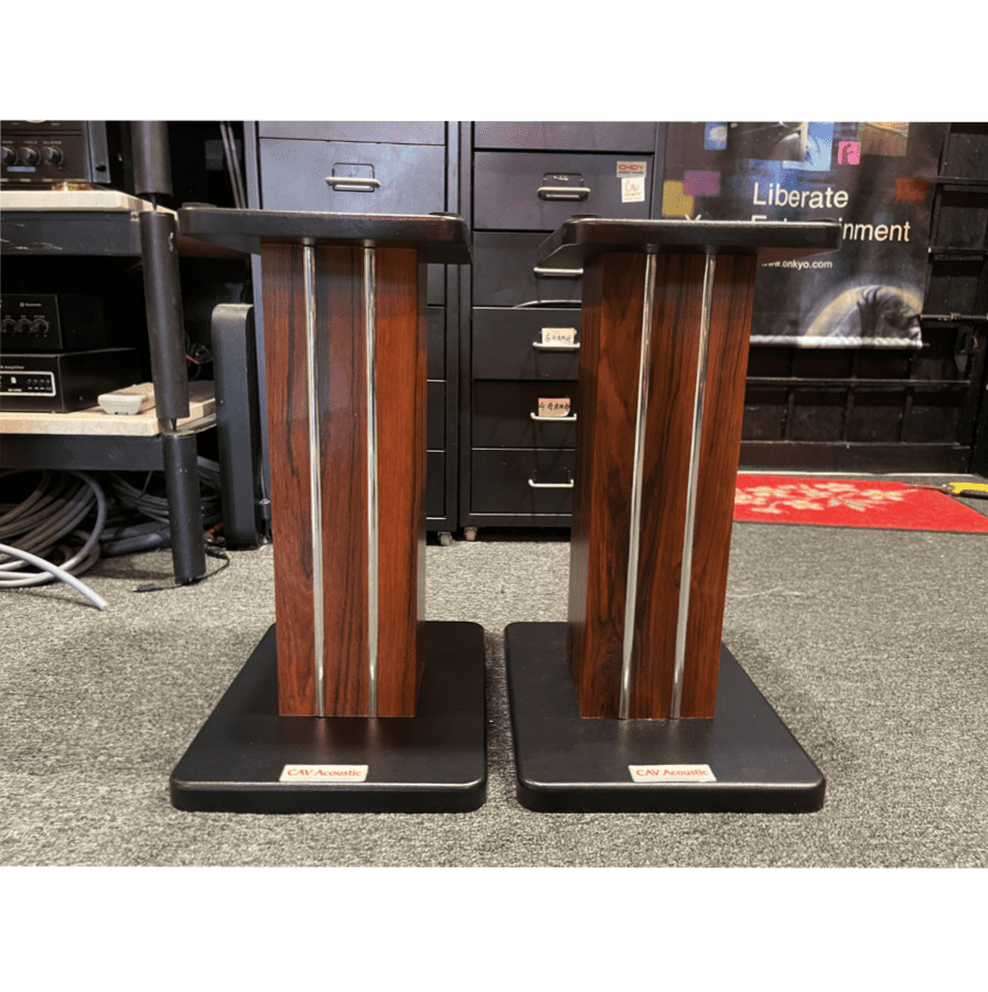 Cav Acoustic LI3 40CM Bookshelf Wood Speaker Stand - Cherry (Sold) Scree115