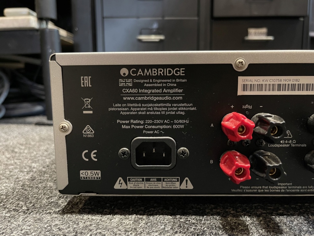 Cambridge Audio CXA60 Integrated Amplifier (Used) Tempim59