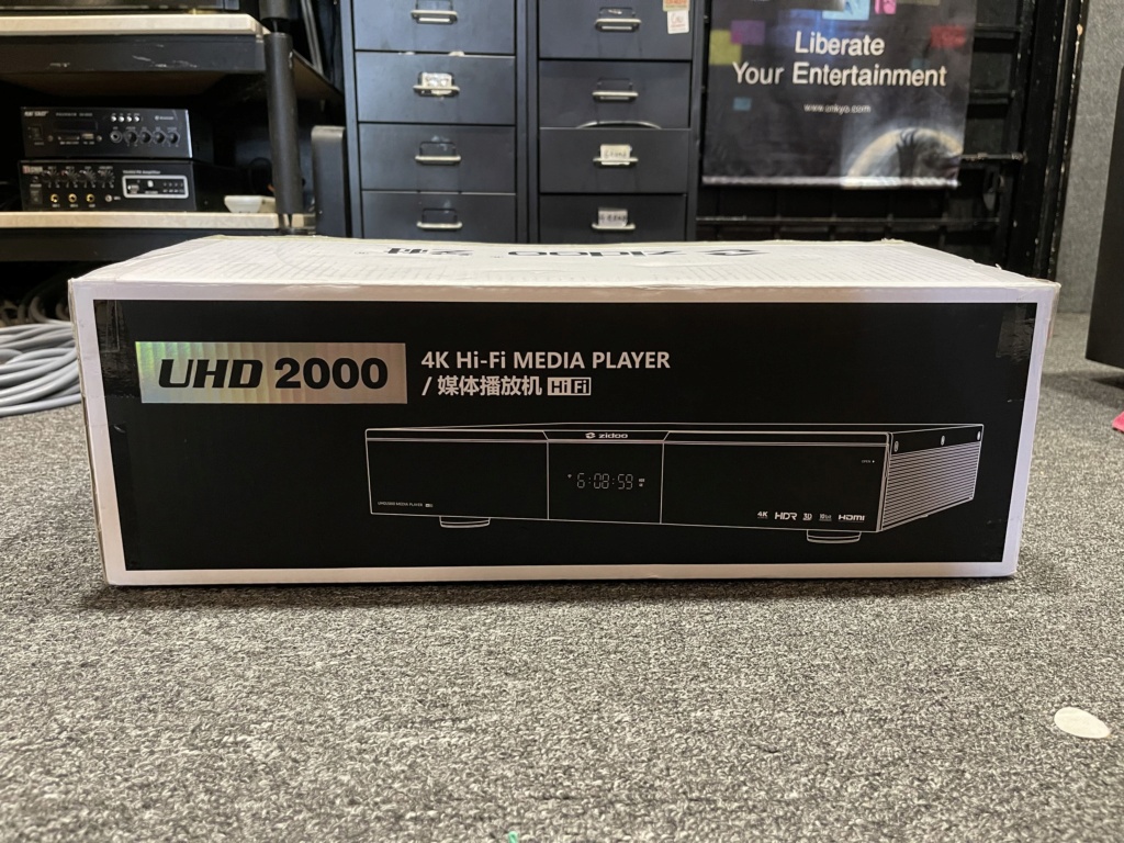 Zidoo UHD2000 Flagship 4K UHD HIFI Media Player (Used) Tempim90
