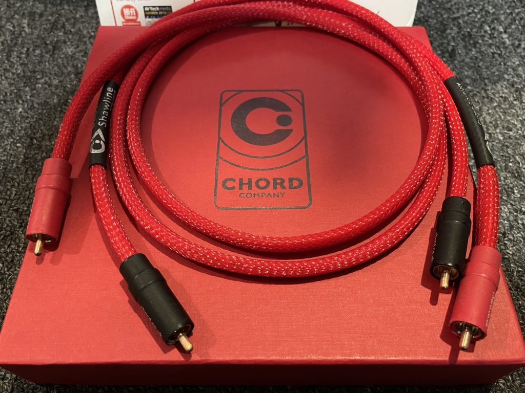 Chord Shawline Analogue RCA Interconnects Cable - 1 Meter (Used) Tempim97