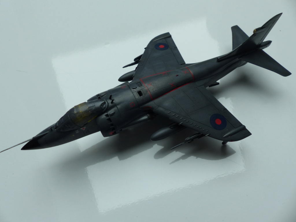  [Fujimi Airfix]  Sea Harrier FRS1 et A-4Q Skyhawk... FINI - Page 2 P1060769