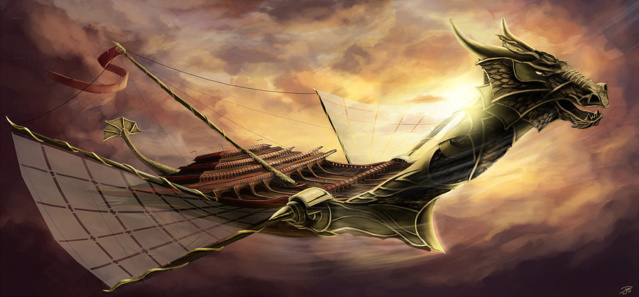 Lendário Dragon-Ship!! Concep10
