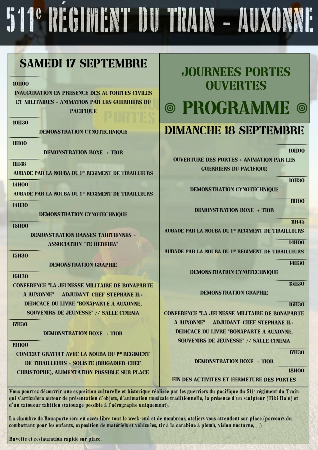 JPO - 511e Régiment du Train d'Auxonne - 17 et 18 septembre 2022 30560410