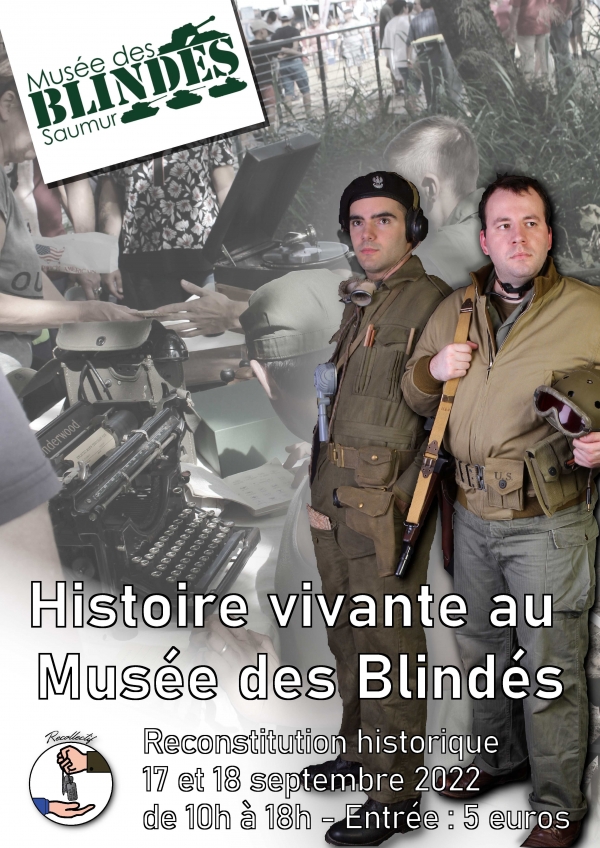 Reconstitution historique au musée des blindés, 17 et 18 septembre 33190010