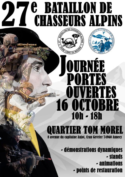 JPO du 27° BCA, Annecy, le 16 octobre 2022 Fc2afq10